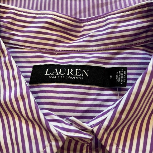 NWT Ralph Lauren Striped Broadcloth Shirt - Picture 9 of 9